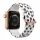 Apple Watch szilikon óraszíj /fehér-tappancsos/ 40/41 és 42mm