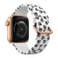 Apple Watch szilikon óraszíj /fehér-tappancsos/ 40/41 és 42mm