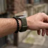 Apple Watch rugalmas szövet óraszíj /khaki/ 44/45/46/49 mm
