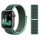 Apple Watch rugalmas szövet óraszíj /mentazöld/ 38/40/41 mm