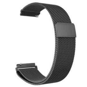 MYBANDZ Milánói mágneses fém óraszíj - fekete/18mm