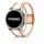 MYBANDZ Klasszikus fém óraszíj - rosegold-fehér/ 22mm
