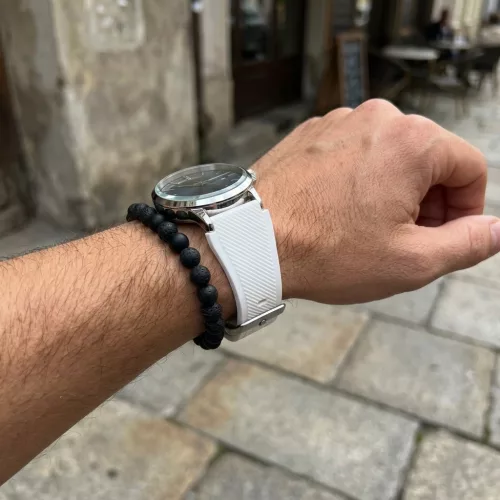 MYBANDZ Szilikon óraszíj /fehér/ 22mm