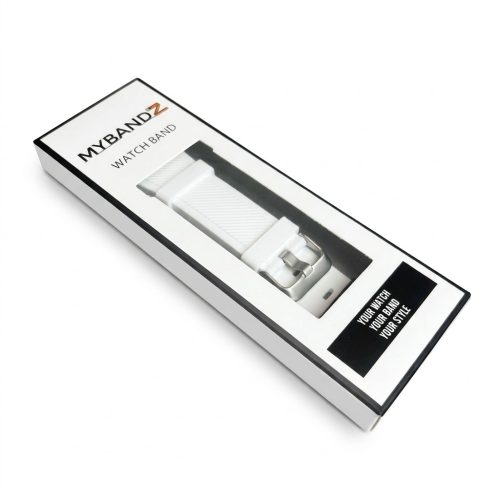 MYBANDZ Szilikon óraszíj /fehér/ 22mm