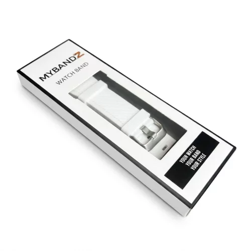 MYBANDZ Szilikon óraszíj /fehér/ 22mm