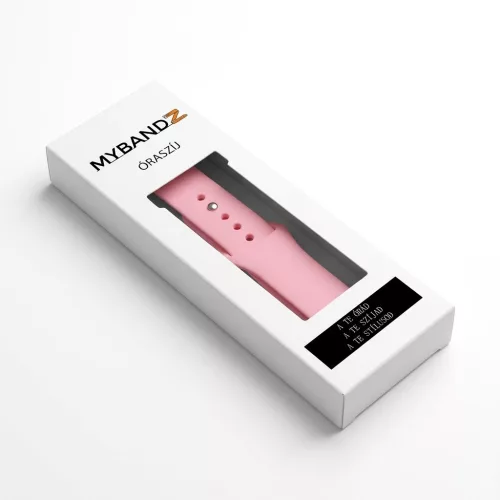 MYBANDZ Szilikon óraszíj gömb csattal /pink// 20mm