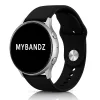 MYBANDZ Szilikon óraszíj gömb csattal /fekete/ 20mm