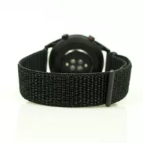   MYBANDZ Tépőzáras rugalmas szövet óraszíj / fekete / 20mm