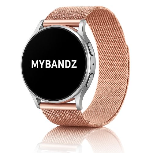MYBANDZ Milánói fém óraszíj / rosegold / 22mm
