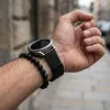 MYBANDZ Milánói fém óraszíj / fekete / 22mm