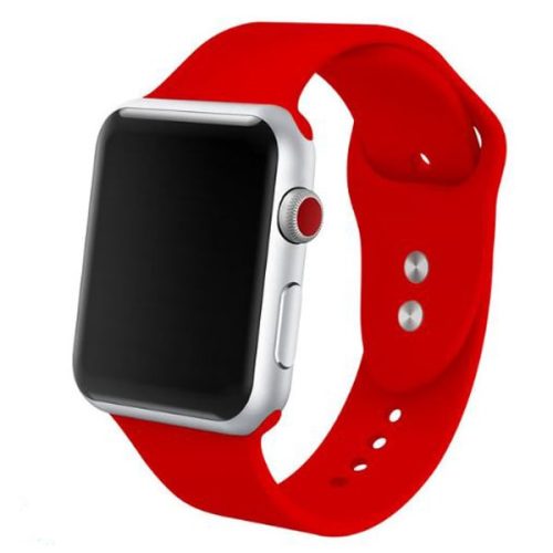 Apple Watch szilikon óraszíj /piros/ 42/44/45/49 mm