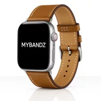 Apple Watch bőróraszíj /barna/ 44/45/46/49 mm