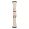 Apple Watch bőróraszíj /fehér/ 44/45/46/49 mm