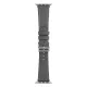 Apple Watch bőróraszíj /szürke/ 44/45/46/49 mm
