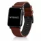 Apple Watch UrbanLeather bőróraszíj / sötétbarna - fekete csattal / 44/45/46/49 mm