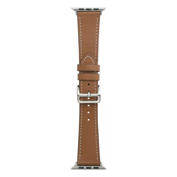 Apple Watch bőróraszíj /barna/ 44/45/46/49 mm