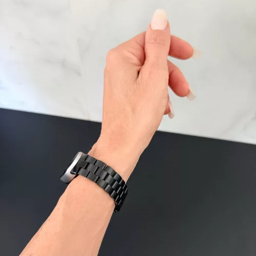 Xiaomi Smart Band 8/9/10-Klasszikus fém óraszíj/fekete
