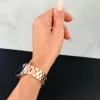 Xiaomi Smart Band 8/9/10-Klasszikus fém óraszíj/rosegold