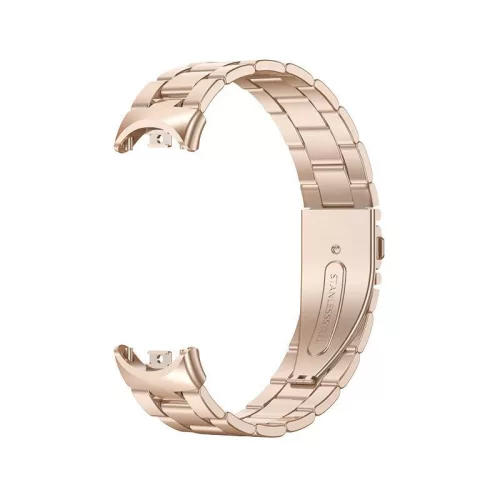 Xiaomi Smart Band 8/9/10-Klasszikus fém óraszíj/rosegold
