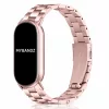 Xiaomi Smart Band 8/9/10-Klasszikus fém óraszíj/pink-arany