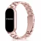 Xiaomi Smart Band 8/9/10-Klasszikus fém óraszíj/pink-arany