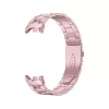 Xiaomi Smart Band 8/9/10-Klasszikus fém óraszíj/pink-arany