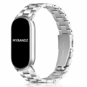 Xiaomi Smart Band 8/9/10-Klasszikus fém óraszíj/ezüst