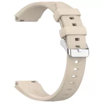   MYBANDZ Dimension szilikon óraszíj ezüst csattal /bézs/ 18mm