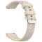 MYBANDZ Dimension szilikon óraszíj ezüst csattal /bézs/ 18mm