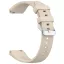 MYBANDZ Dimension szilikon óraszíj ezüst csattal /bézs/ 18mm