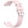 MYBANDZ Dimension szilikon óraszíj ezüst csattal /halvány pink/ 18mm