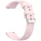 MYBANDZ Dimension szilikon óraszíj ezüst csattal /halvány pink/ 18mm