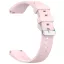 MYBANDZ Dimension szilikon óraszíj ezüst csattal /halvány pink/ 18mm