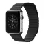 Apple Watch mágneses bőróraszíj /fekete/ 40/41 és 42mm