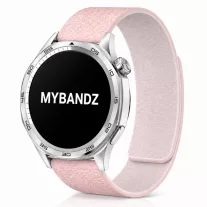 MYBANDZ Litchi mágneses szilikon óraszíj /púder/ 18mm