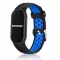 Xiaomi Smart Band 8/9/10-Lélegző szilikon óraszíj/fekete-kék