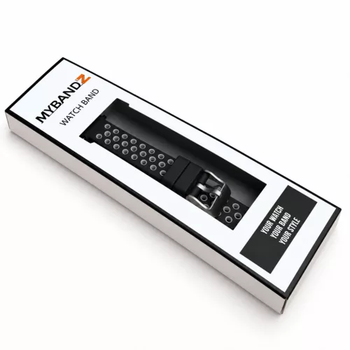 Xiaomi Smart Band 8/9/10-Lélegző szilikon óraszíj/fekete-szürke