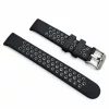 Xiaomi Smart Band 8/9/10-Lélegző szilikon óraszíj/fekete-szürke