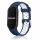 Xiaomi Smart Band 8/9/10-Lélegző szilikon óraszíj/kék-fehér