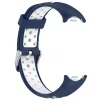 Xiaomi Smart Band 8/9/10-Lélegző szilikon óraszíj/kék-fehér