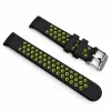 Xiaomi Smart Band 8/9/10-Lélegző szilikon óraszíj/fekete-sárga