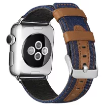   Apple Watch farmer-szövet óraszíj /sötét kék/ 44/45/46/49 mm