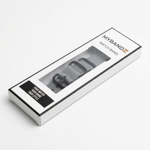 MYBANDZ Szövet óraszíj /szürke/ 18mm