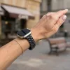 Apple Watch Jubilee láncszemes vékony fém óraszíj /fekete/ 40/41/42mm