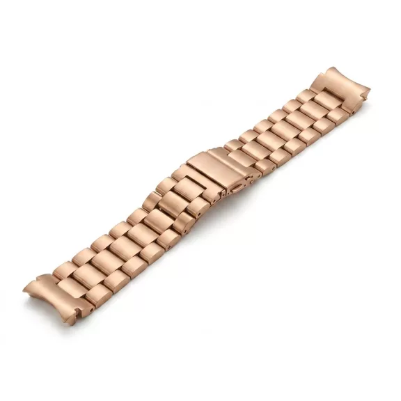 MYBANDZ Klasszikus fém óraszíj rés nélkül - rosegold Samsung Galaxy Watch 4-5-6-7
