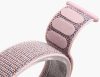 MYBANDZ Tépőzáras rugalmas szövet óraszíj - pink-homok/ 22mm