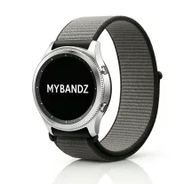   MYBANDZ Tépőzáras rugalmas szövet óraszíj / szürke / 22mm