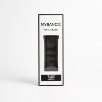   MYBANDZ Tépőzáras rugalmas szövet óraszíj / szürke / 22mm