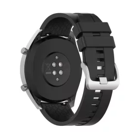 MYBANDZ Sportos szilikon óraszíj - fekete/ 22mm