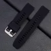 MYBANDZ Sportos szilikon óraszíj - fekete/ 22mm
